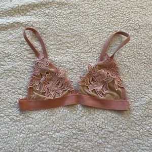 Pink Floral Bralette 🌸